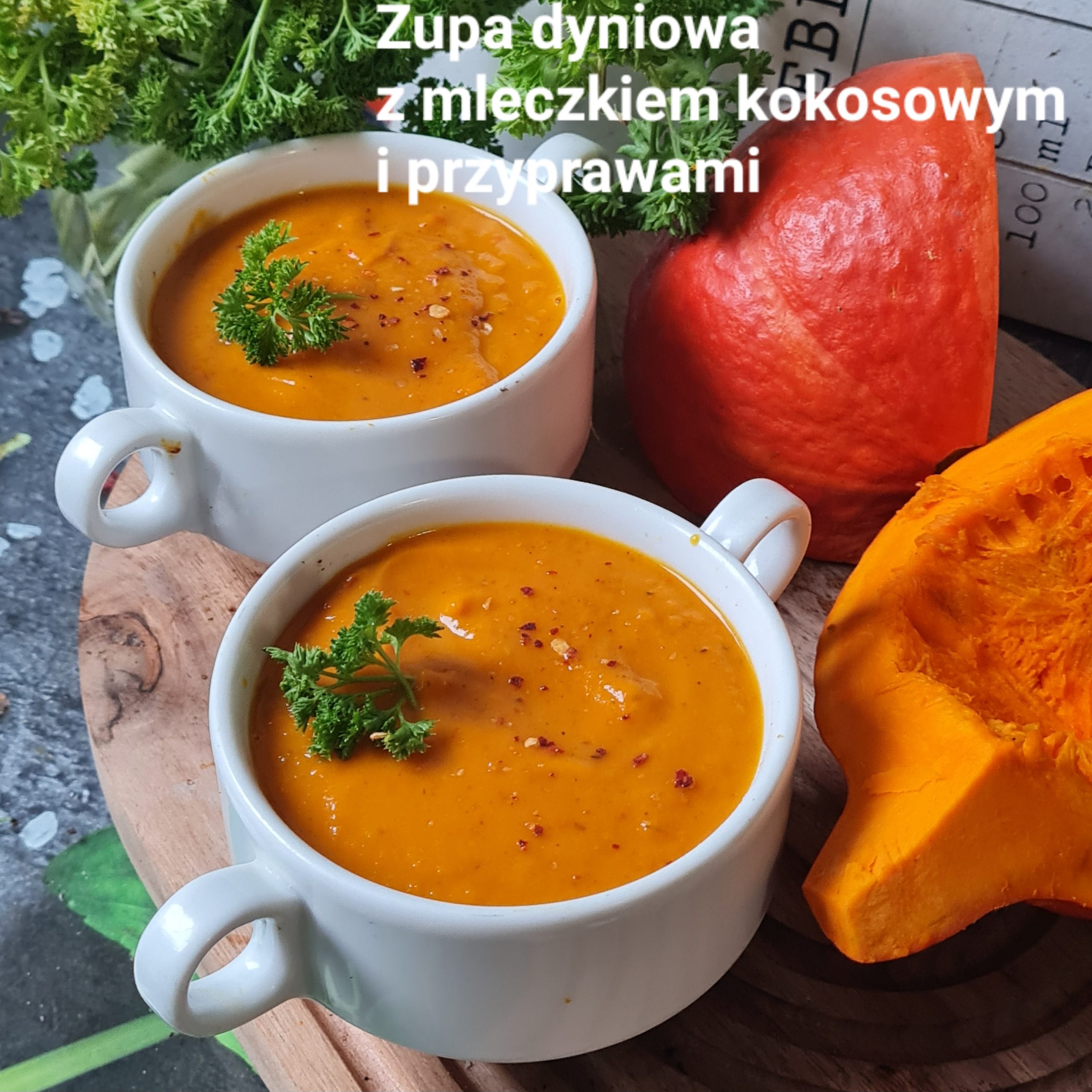 Zupa z dyni z air fryer