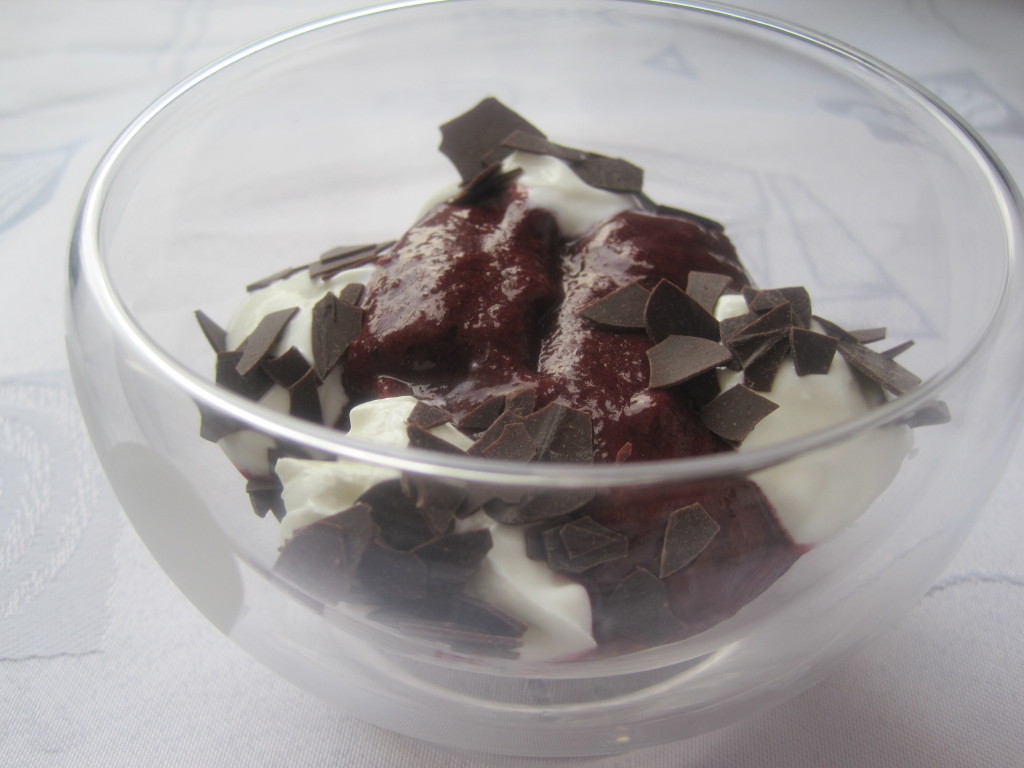 Sorbet z malinami