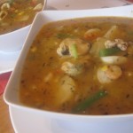 zupa z owocami morza