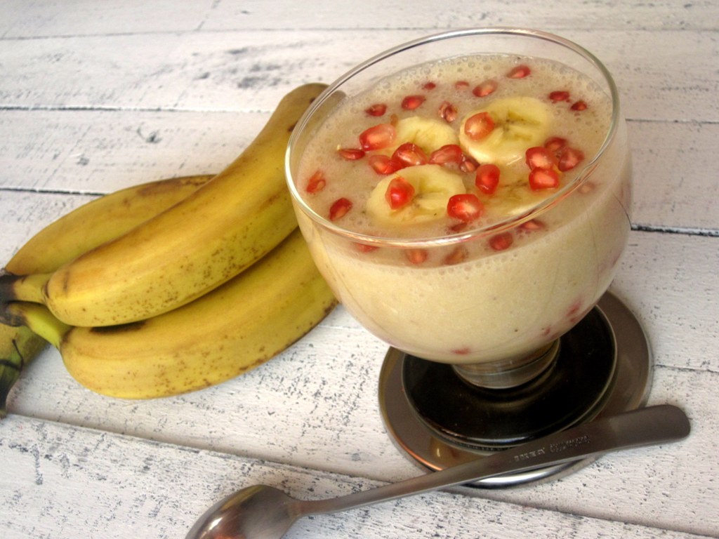 Dietetyczny koktajl bananowy