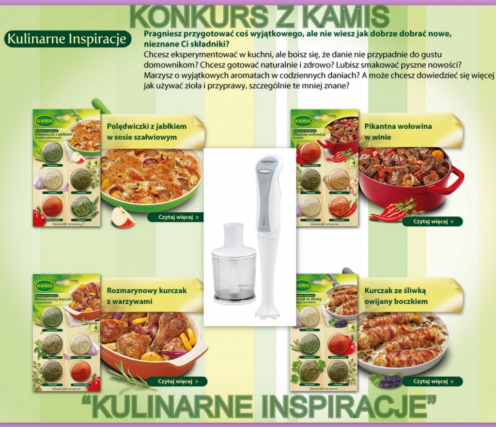 Konkurs „KULINARNE INSPIRACJE” – zgarnij blender