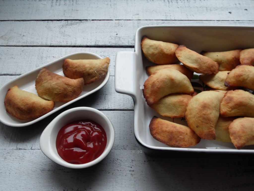 Ziemniaczane pierogi z mięsem
