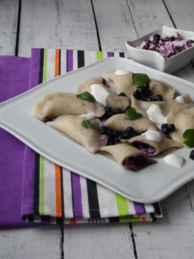 Pierogi z jagodami