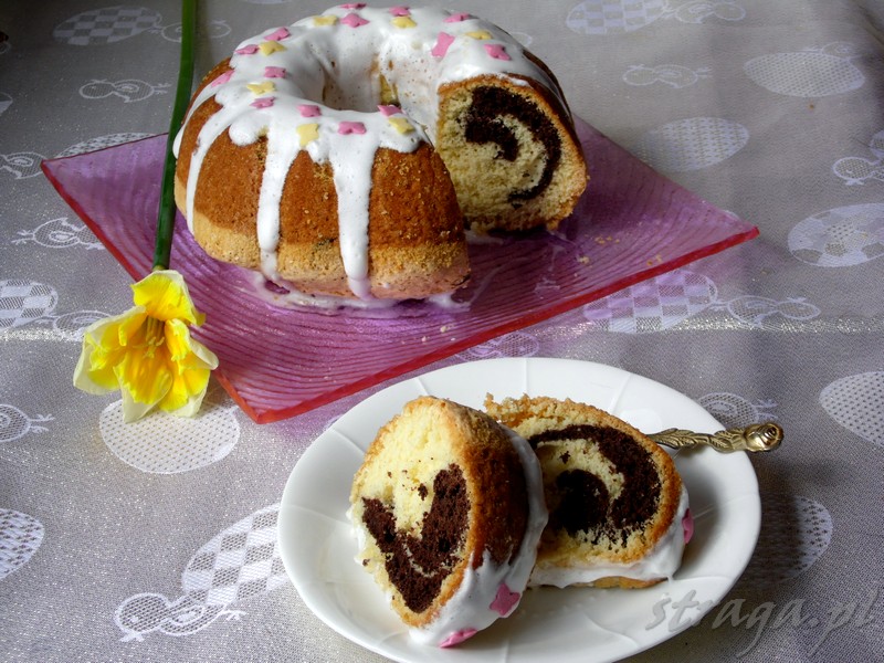 Babka marmurkowa bez tłuszczu
