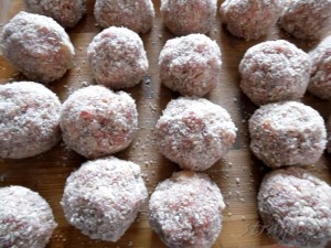 pieczarki faszerowane