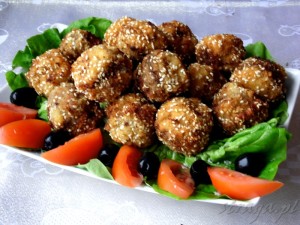 pieczarki faszerowane