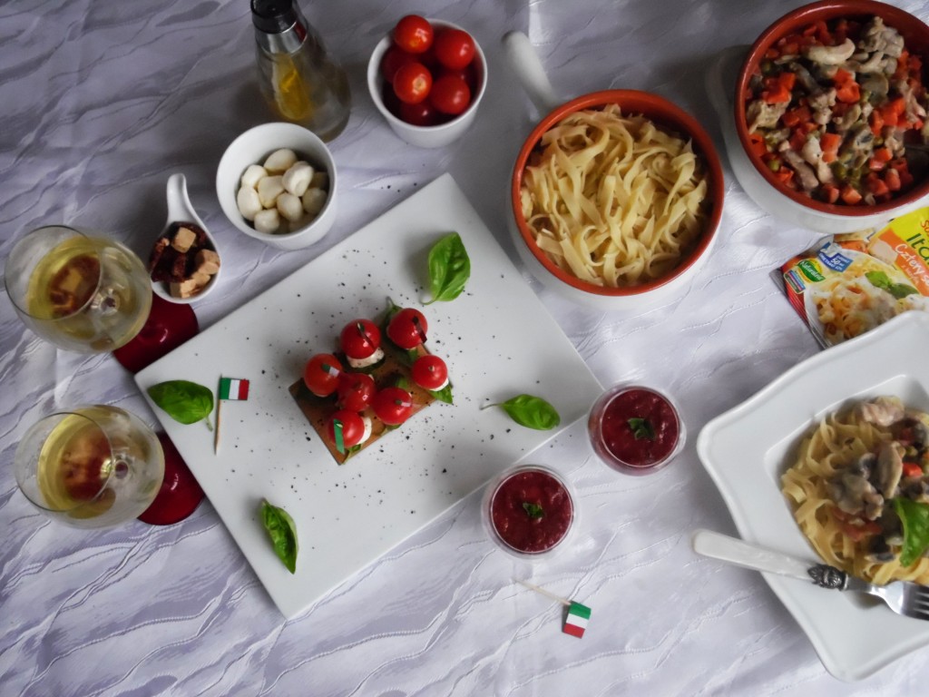 Włoski wieczór we dwoje z sosami Italia WINIARY