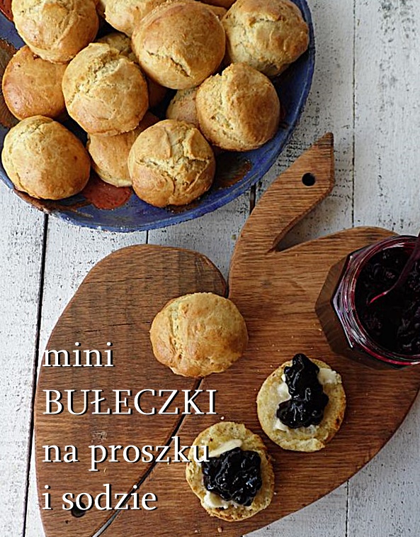 Mini bułeczki a’la Scones. Mini bułeczki na proszku i sodzie