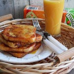 Pomarańczowe tosty francuskie z sokiem TYMBARK
