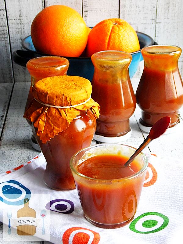 puree pomarańczowe z dodatkiem wanilii