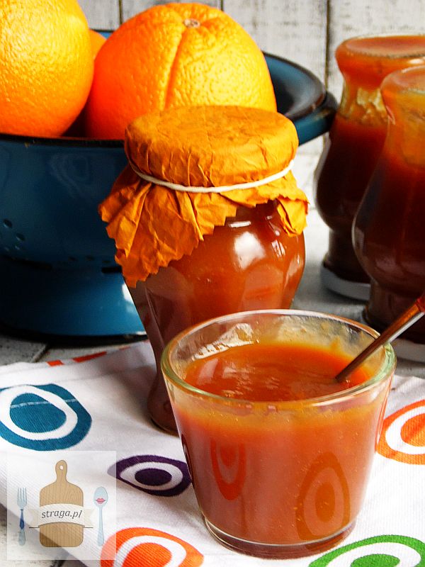 Puree pomarańczowe z dodatkiem wanilii