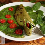 Omlet ze szpinaku
