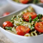 Penne z pesto z rukoli