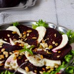 Sałatka z buraka à la caprese