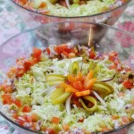 Sałatka warstwowa gyros-kebab