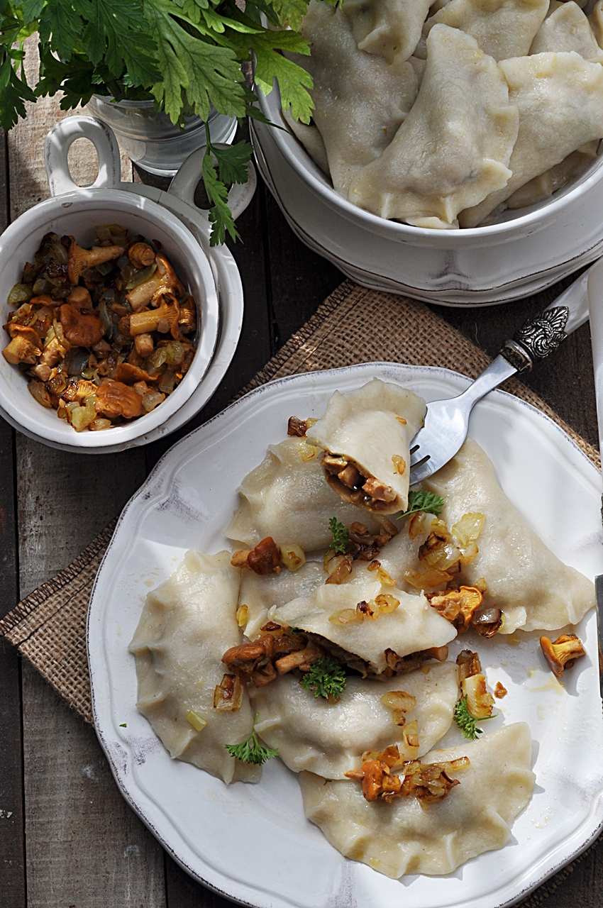 Pierogi z kurkami