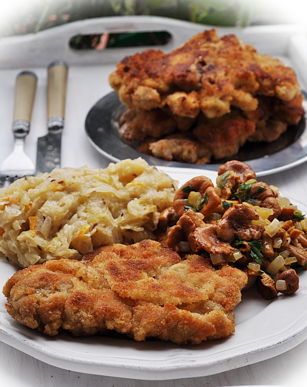Kotlet schabowy z karkówki. Kotlet panierowany
