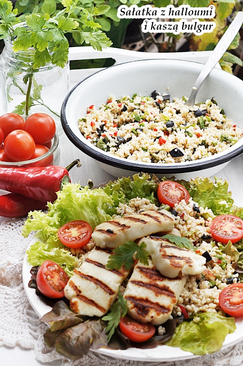 Sałatka z halloumi