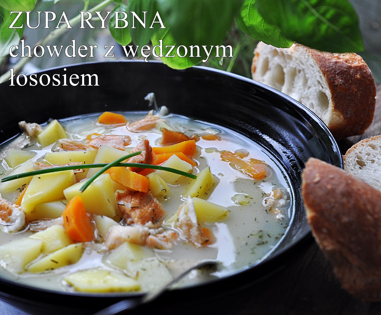 Zupa z łososiem i ziemniakami
