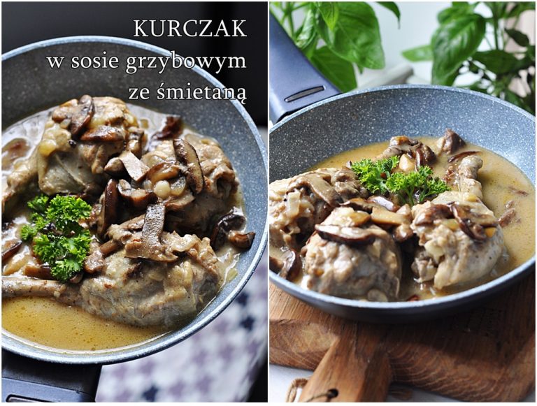 Kurczak w sosie grzybowym