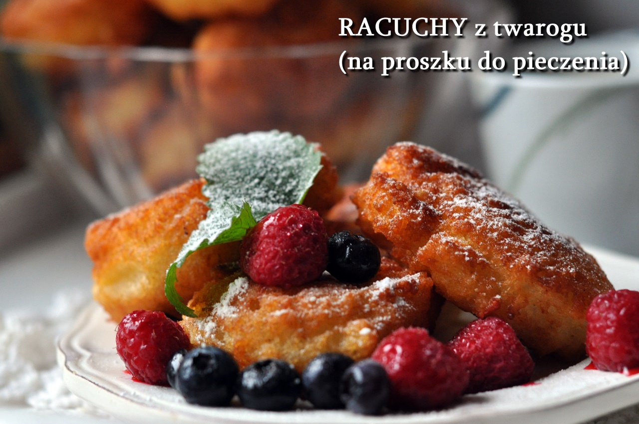 Racuchy z cukrem