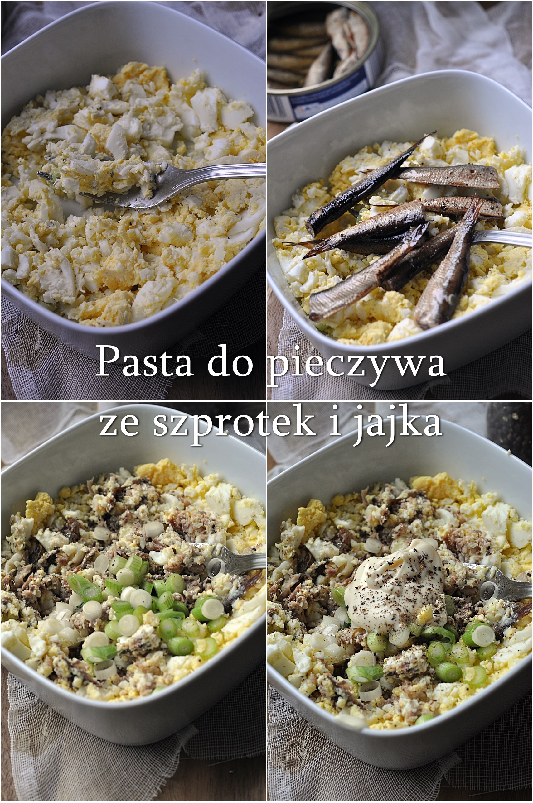 Pasta do pieczywa ze szprotek i jajka