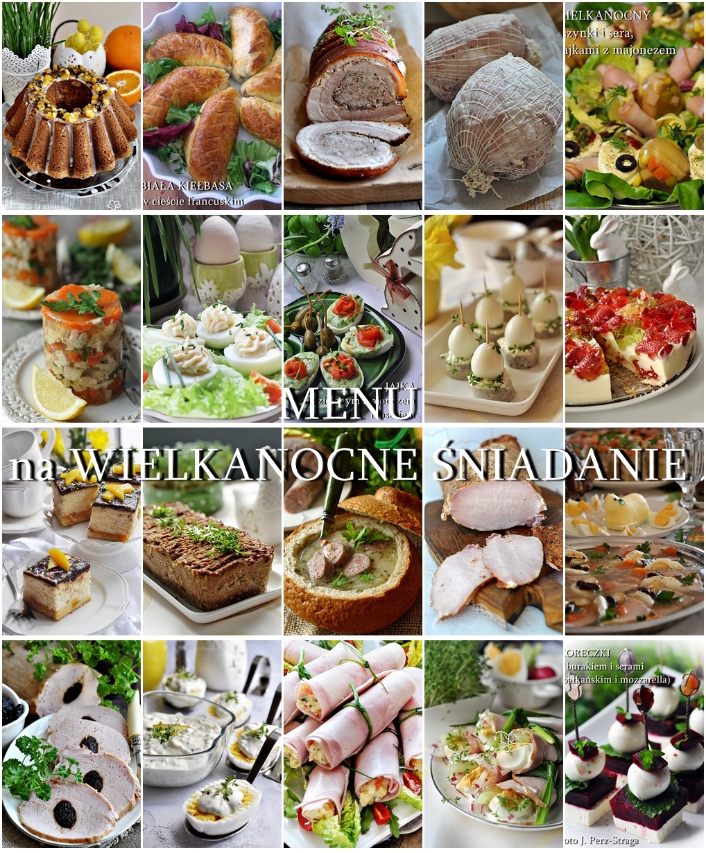Menu na Wielkanoc