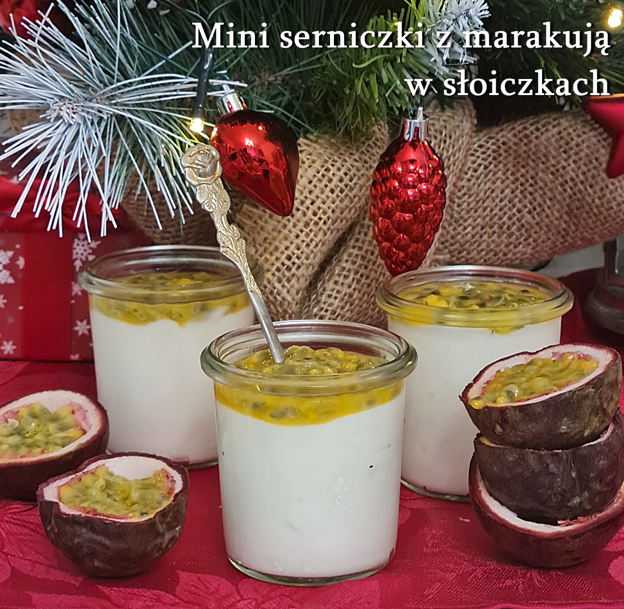 Mini serniczki z marakują