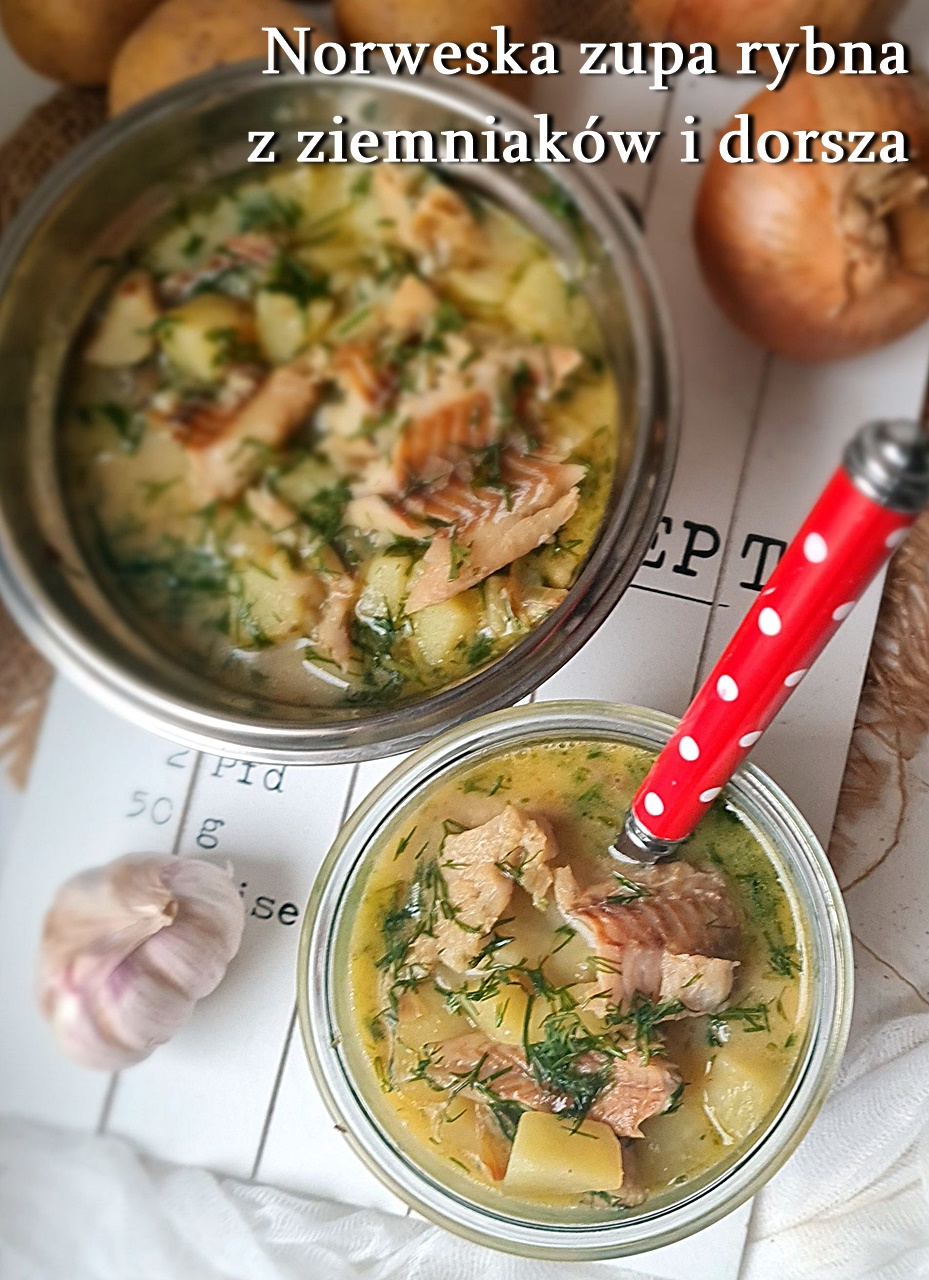 Zupa rybna z ziemniaków i dorsza
