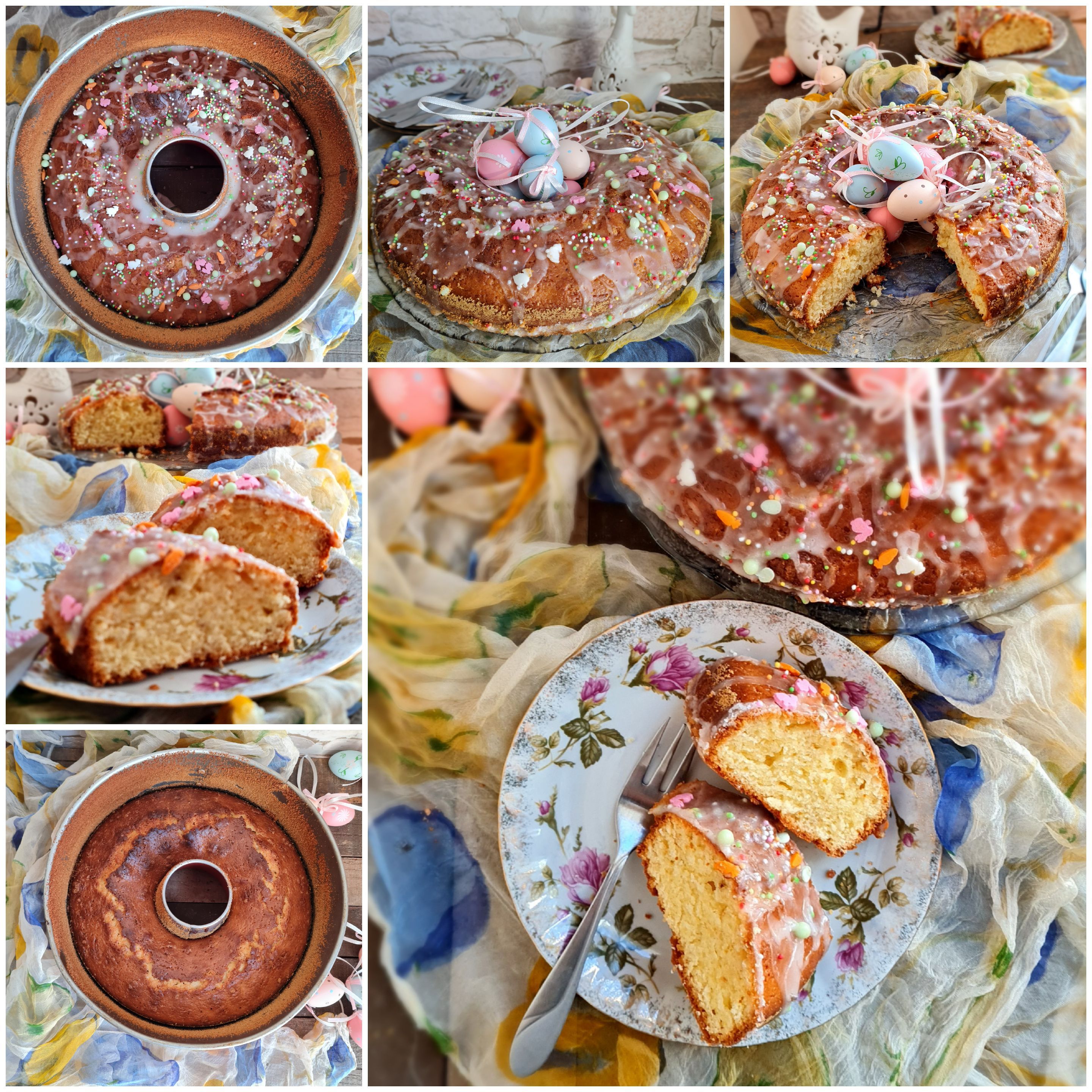 Babka cytrynowa wielkanocna