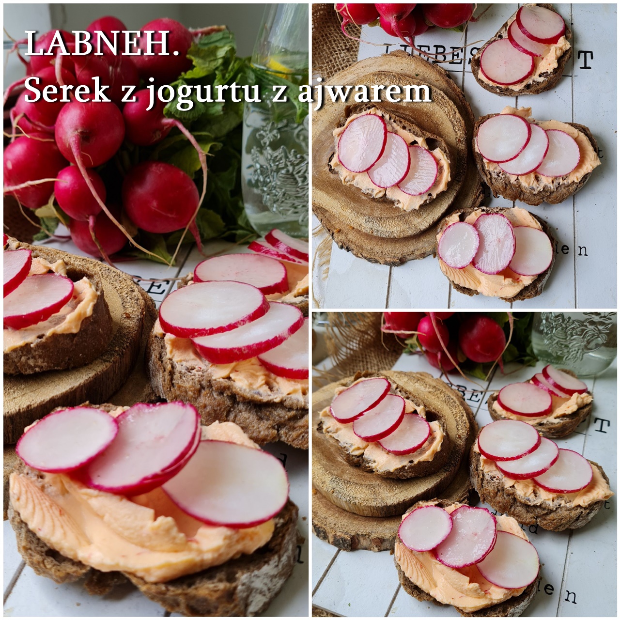 Labneh z ajwarem. Serek z ajwarem