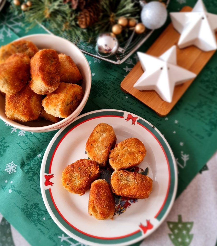 Wigilijne krokieciki z pieczarkami