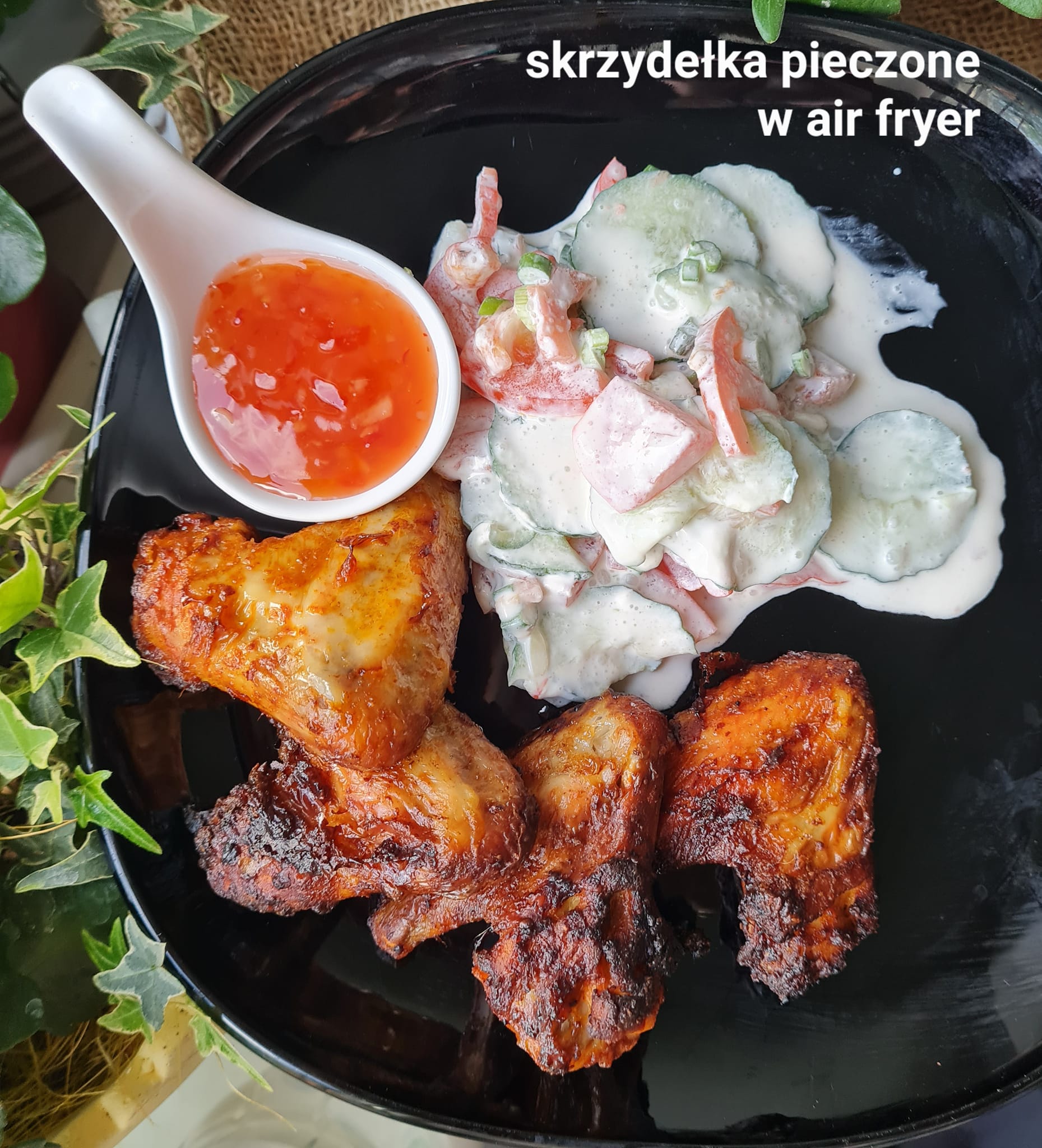 Skrzydełka pieczone w air fryer